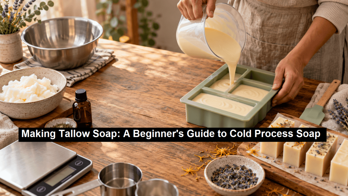 Making Tallow Soap